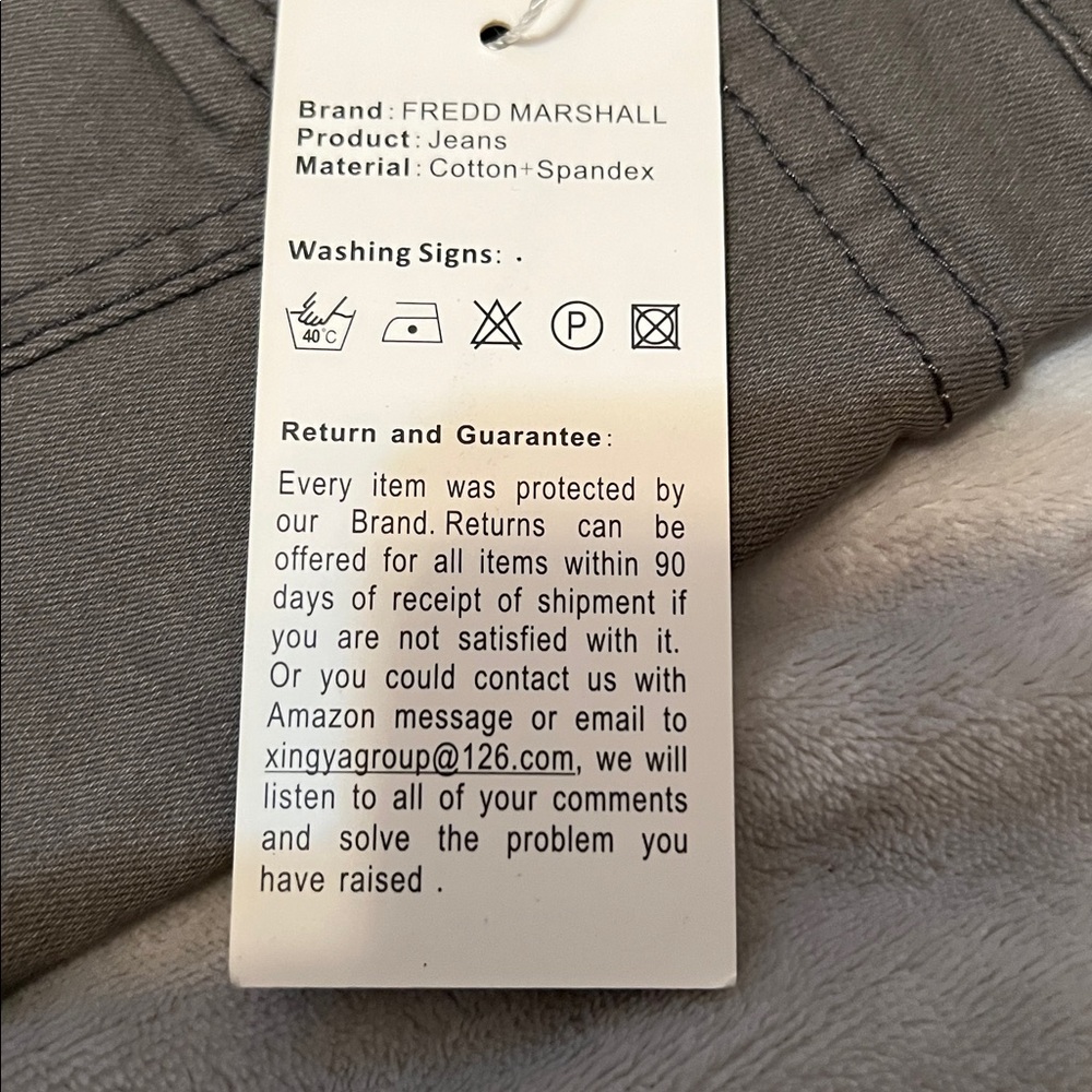 Fredd Marshall Gray Men's Pants - Picture 5 of 6
